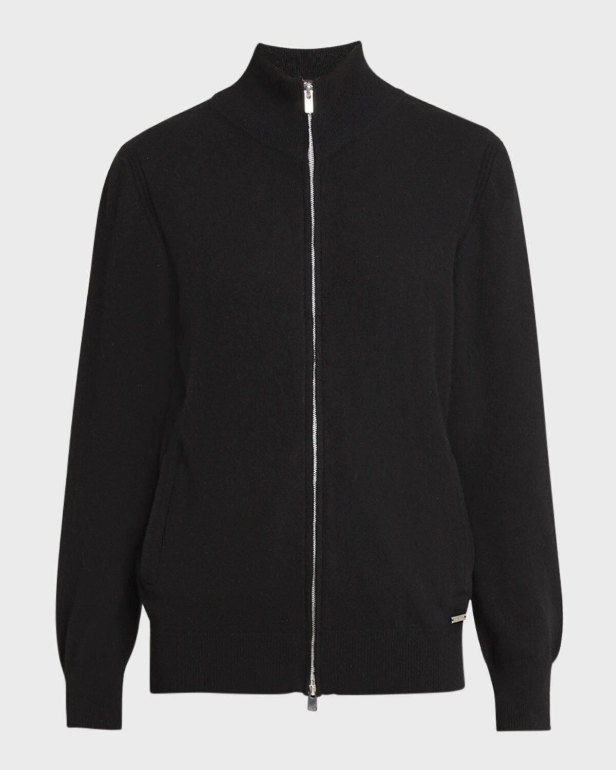 

Кашемировая трикотажная куртка на молнии Kiton, цвет Blk