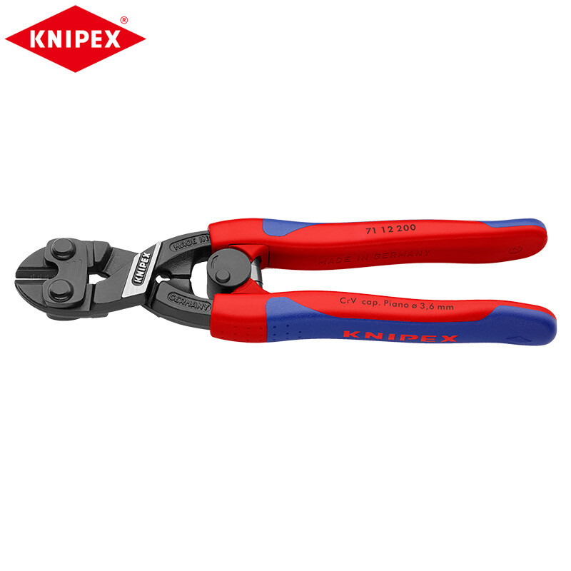 KNIPEX K.71 12 200 8-дюймовый компактный и удобный болторез, экономящий трудозатраты