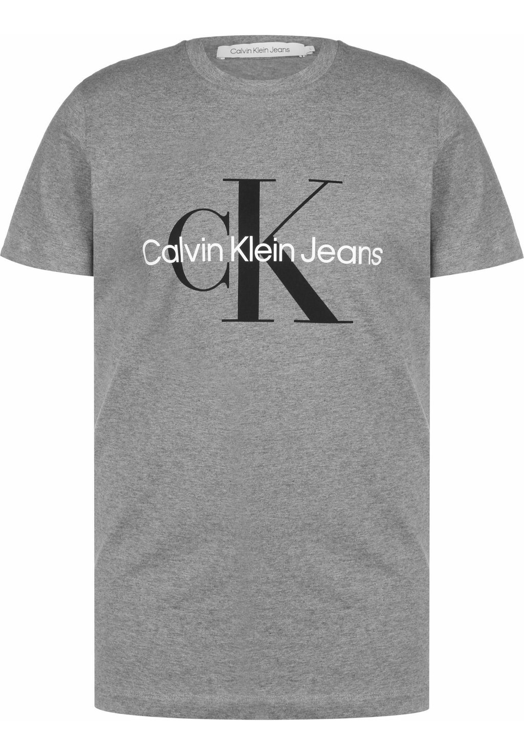 Футболка с принтом Core Monogram Calvin Klein Jeans, цвет grey