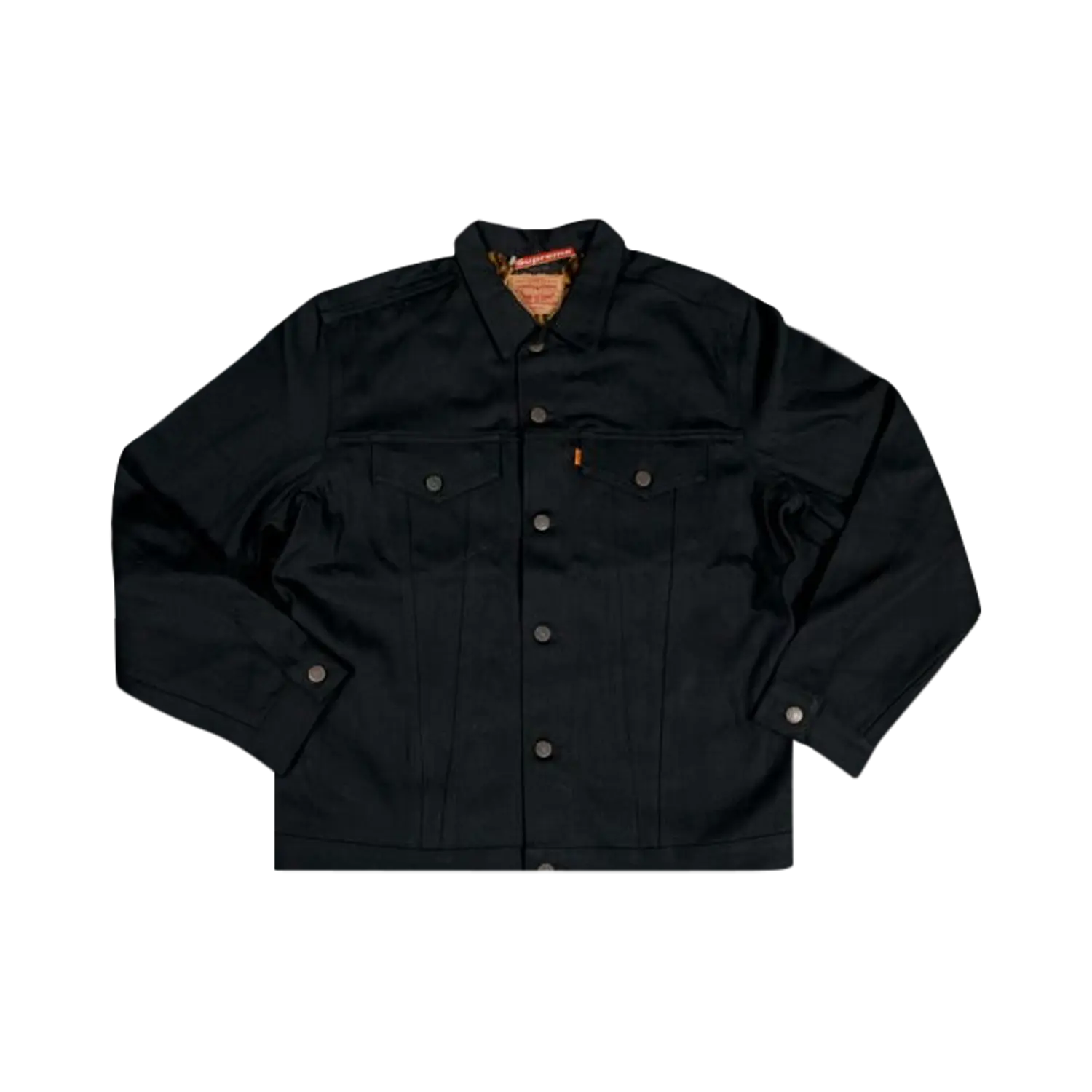 

Куртка Trucker Supreme x Levis, черная, Черный