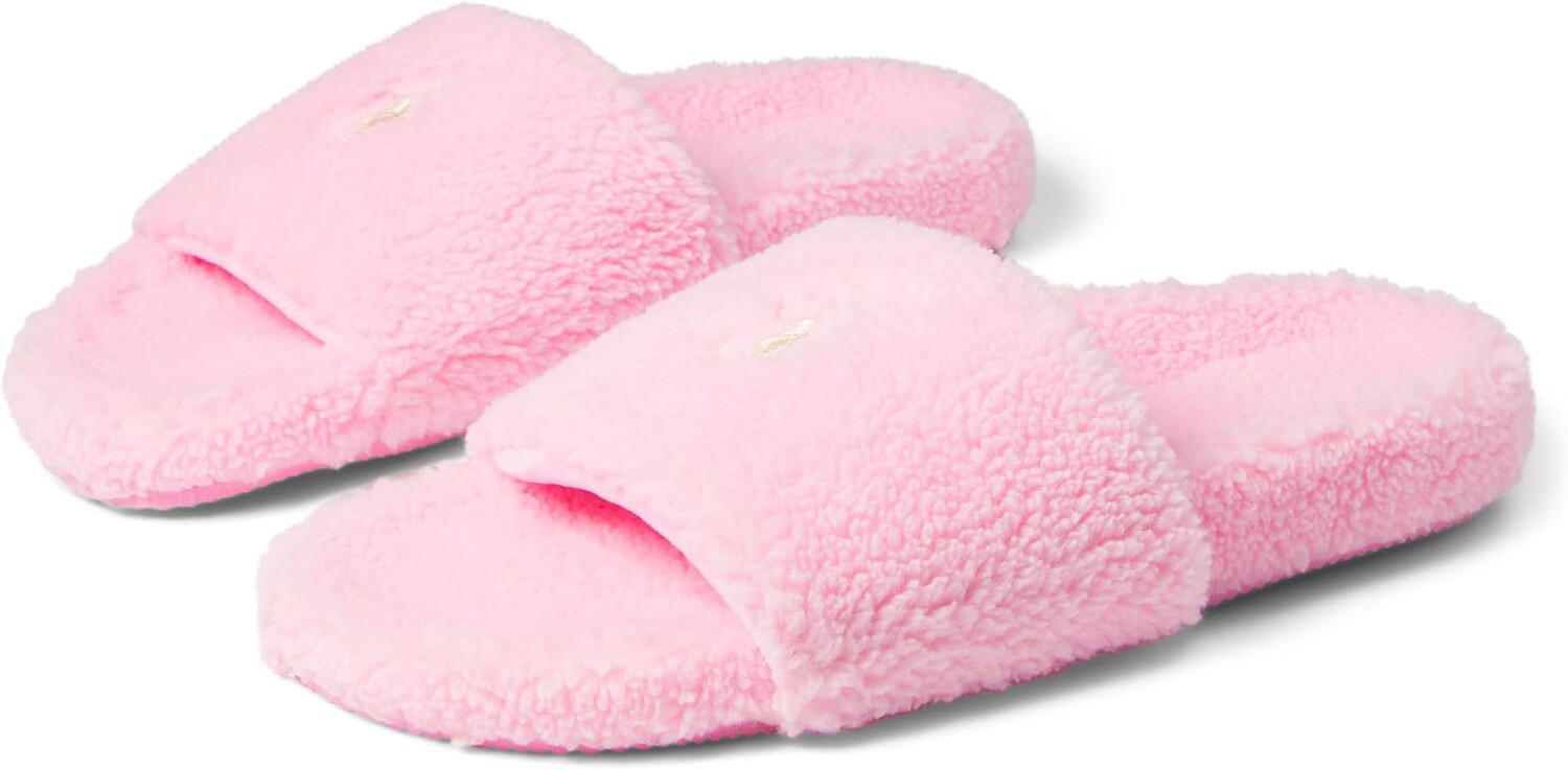 

Тапочки Elenore Slide Slipper Polo Ralph Lauren, розовый