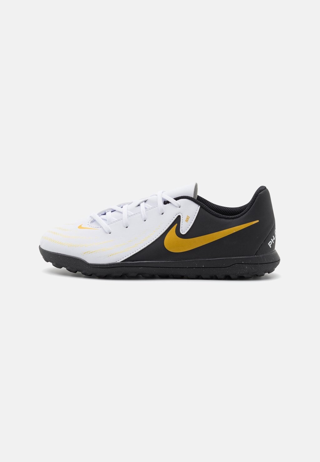 

Футбольные бутсы с шипами Jr Phantom Gx Club Unisex Nike, цвет white/black/metallic gold coin