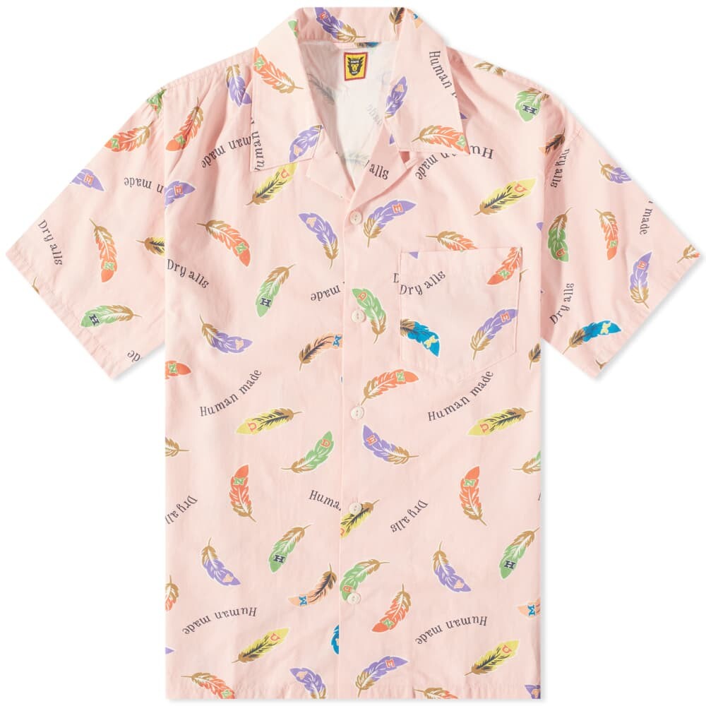 

Рубашка для отдыха Aloha с перьями Human Made, розовый
