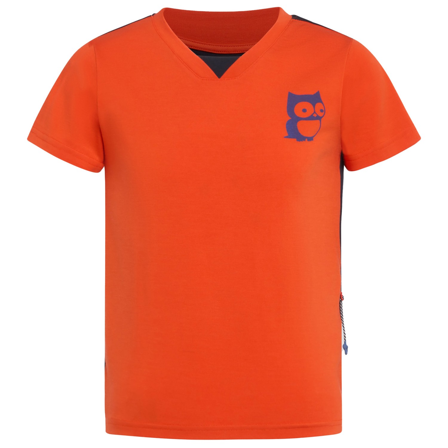 Рубашка из мериноса Namuk Kid's Daft Merino Bike T Shirt, цвет Red Orange/True Navy