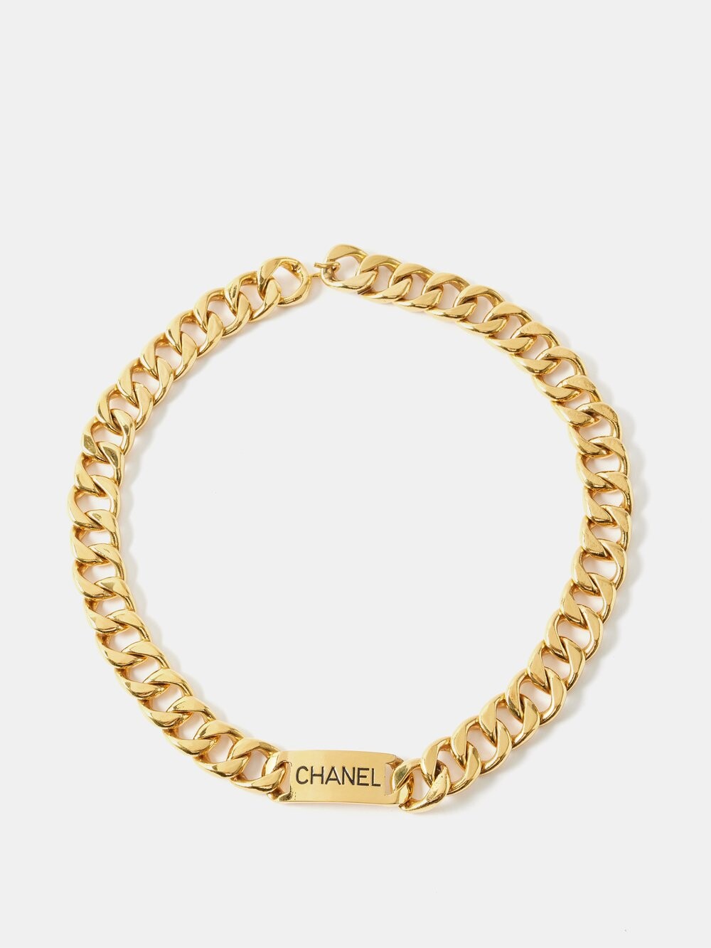 

Винтажный ремень-цепочка chanel 1990-х годов MATCHES X Sellier, золото