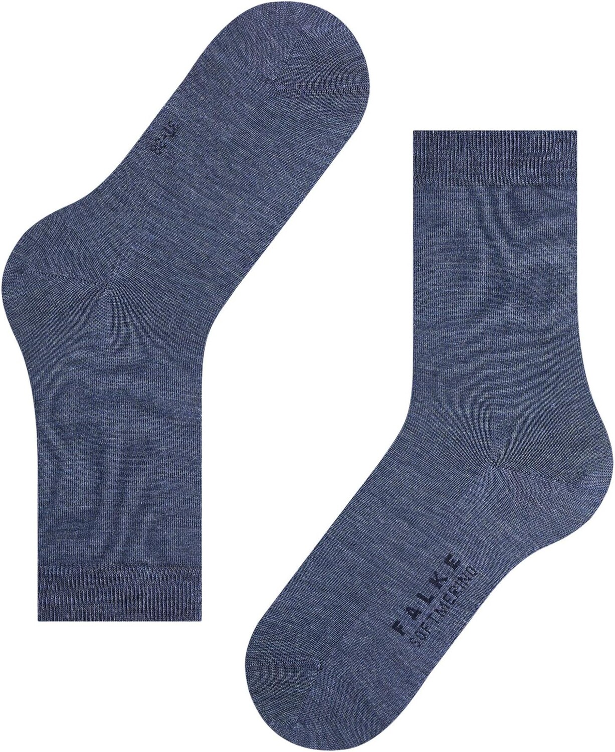 

Носки из софтмериноса Falke, цвет Dark Blue Melange