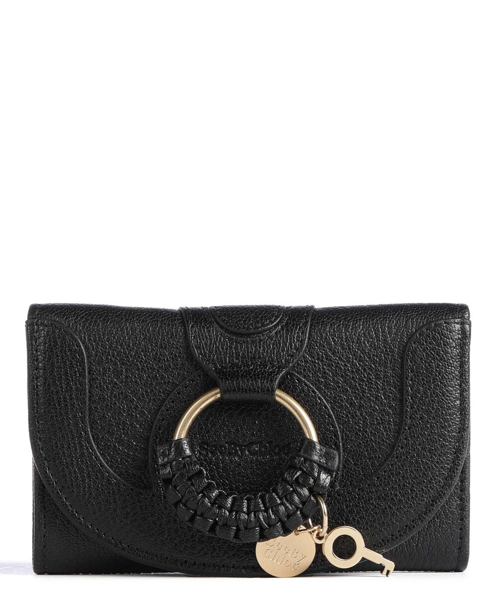 

Кошелек Hana из зерненой козьей кожи See By Chloé, черный