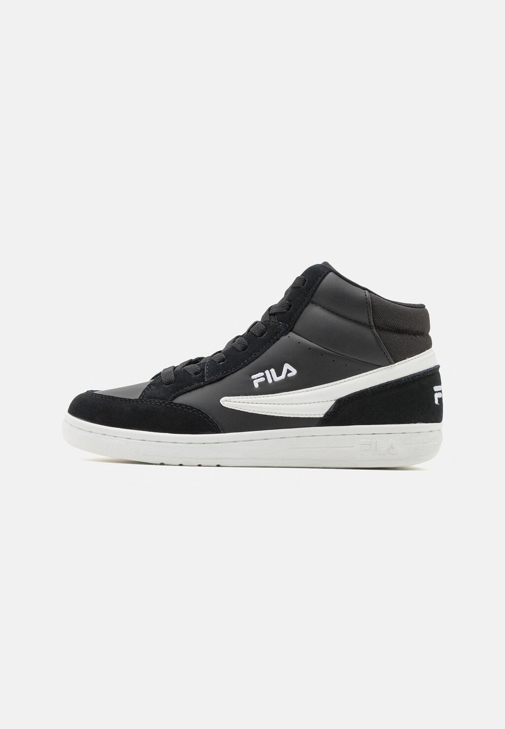 Высокие кеды Crew Mid Teens Unisex Fila, черный кроссовки высокие rega mid teens unisex fila цвет white navy