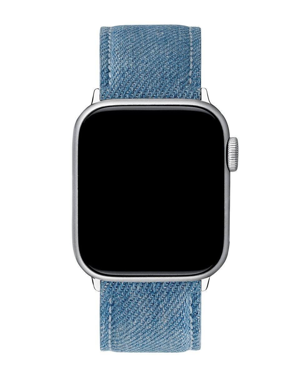 

Ремешок Apple Watch из светло-голубой джинсовой ткани Aristocrazy, синий