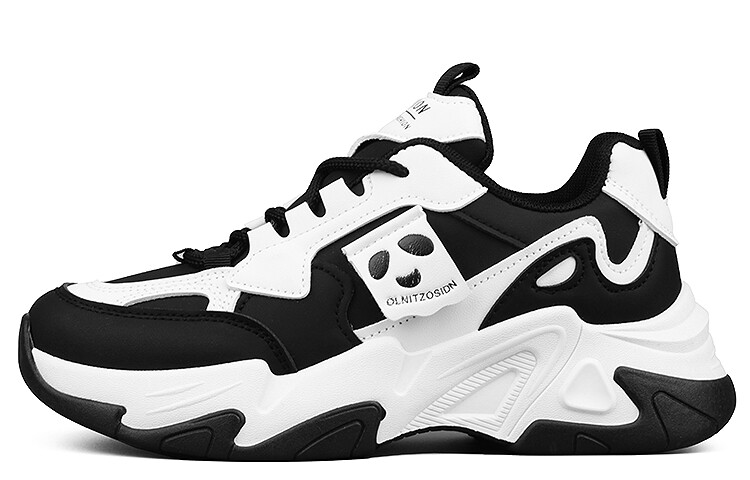 

Кроссовки WENPU/Wenpu Chunky Sneakers Unisex Low-top, черный