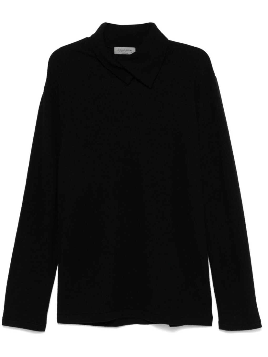 

Свитер с отложным воротником Yohji Yamamoto, черный