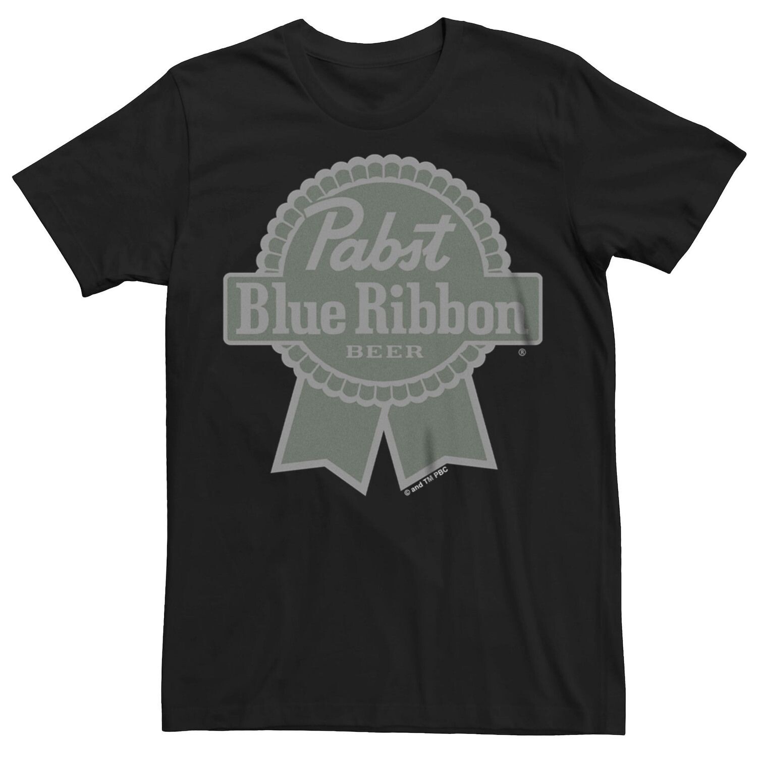 

Мужская футболка с простым логотипом Pabst Blue Ribbon Beer Licensed Character