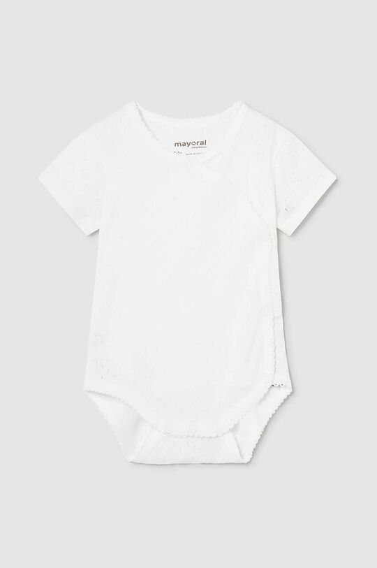 

Хлопковое боди для новорожденных Mayoral Newborn, белый