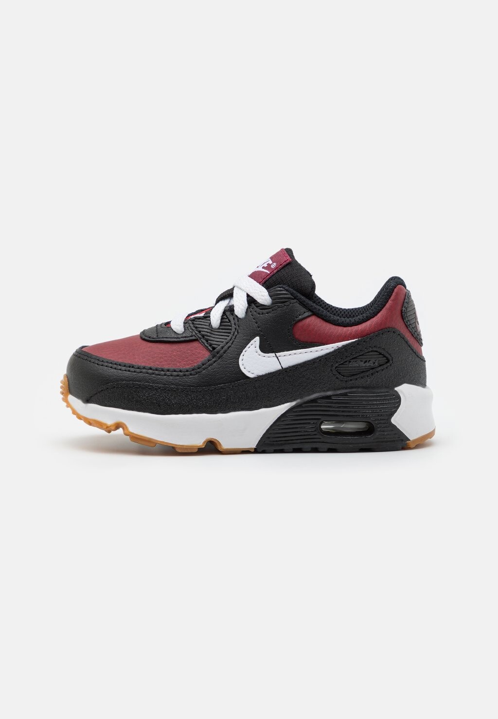 Низкие кроссовки Air Max 90 Unisex Nike, цвет black/white/team red/light brown самокат tech team huracan 2019 black brown