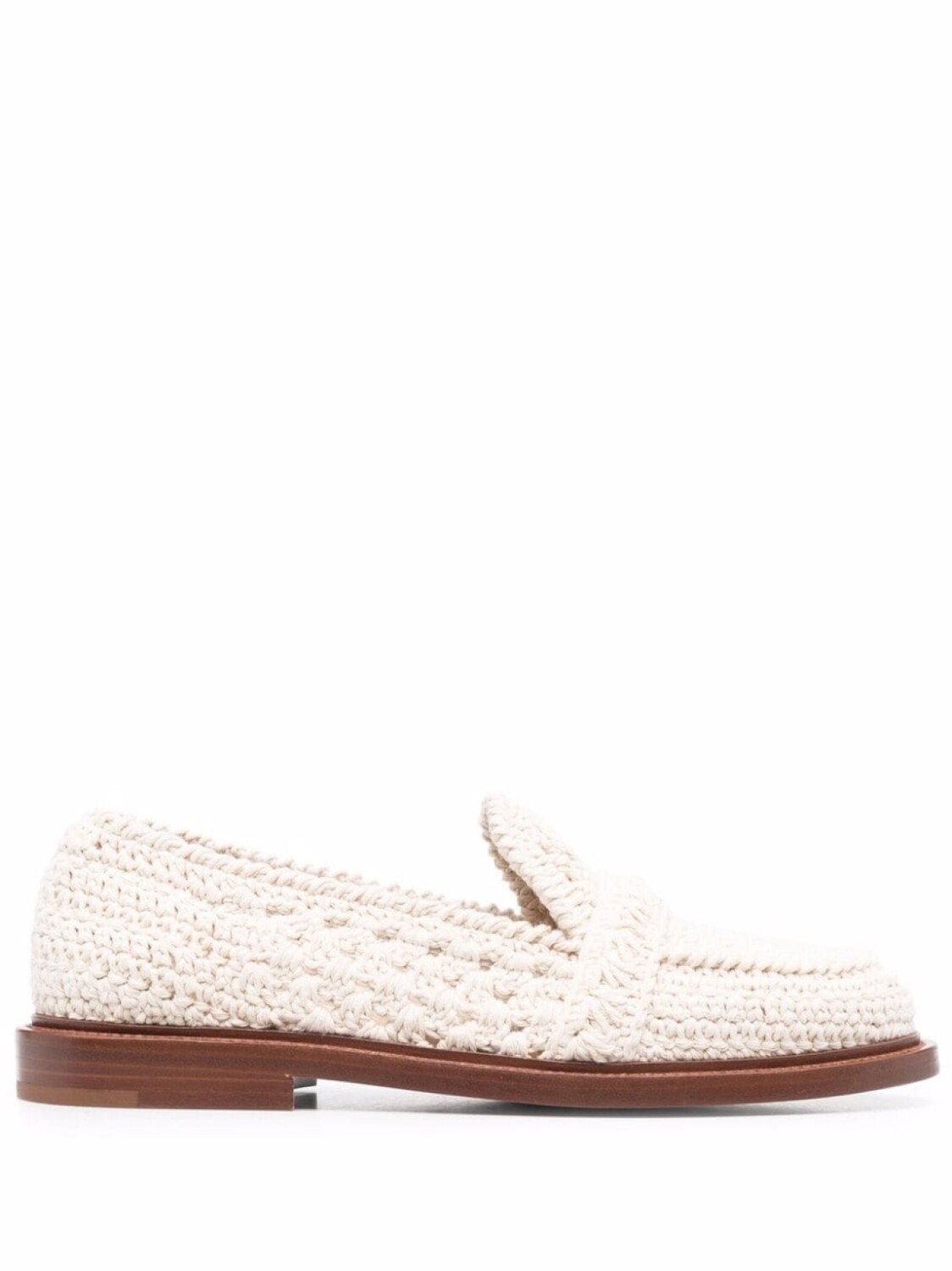 

Chloé плетеные лоферы, серый