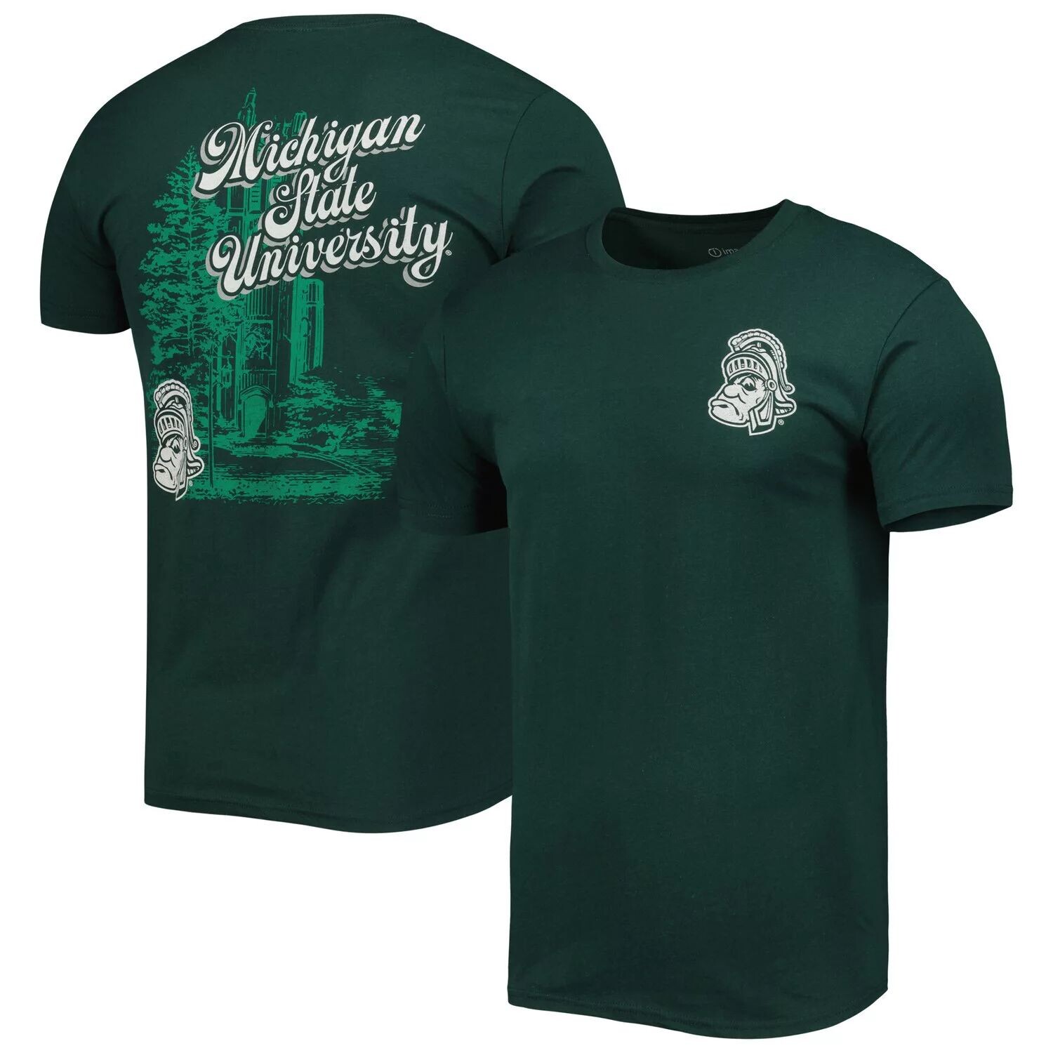 

Мужская зеленая футболка Michigan State Spartans Vault Premium