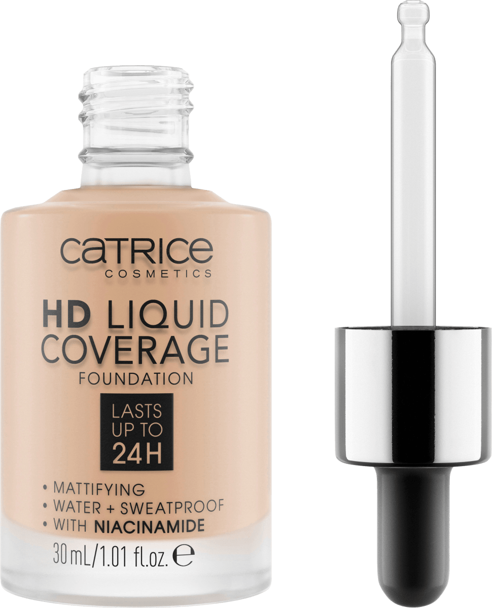 цена Тональный крем Liquid HD Coverage 30 Sand Beige 30 мл Catrice