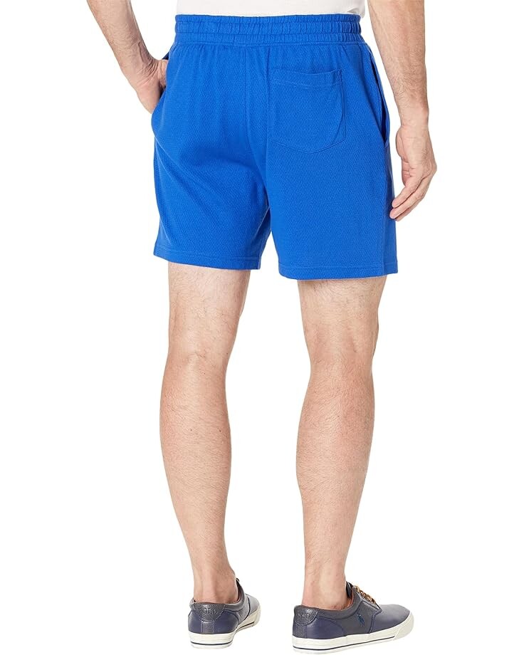 

Шорты Polo Ralph Lauren 6" Waffle-Knit Graphic Shorts, цвет Pacific Royal Multi