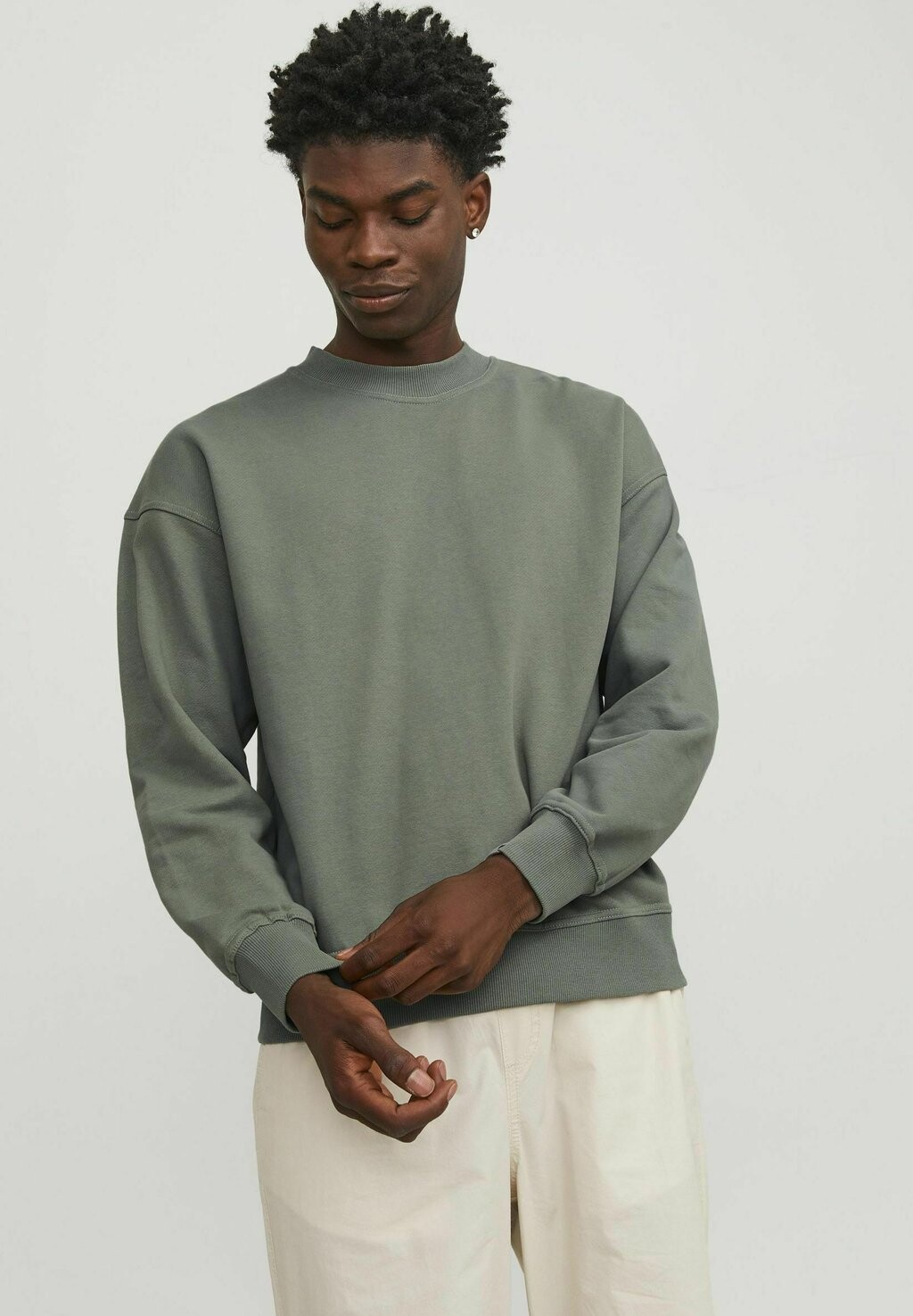 

Толстовка Jack & Jones, зеленая агава, Зеленый