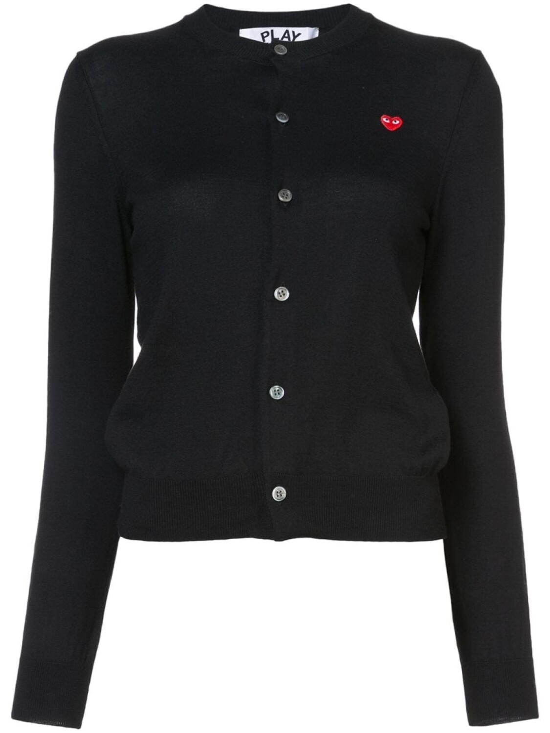

Кардиган с заплаткой в виде сердца Comme Des Garçons Play, черный