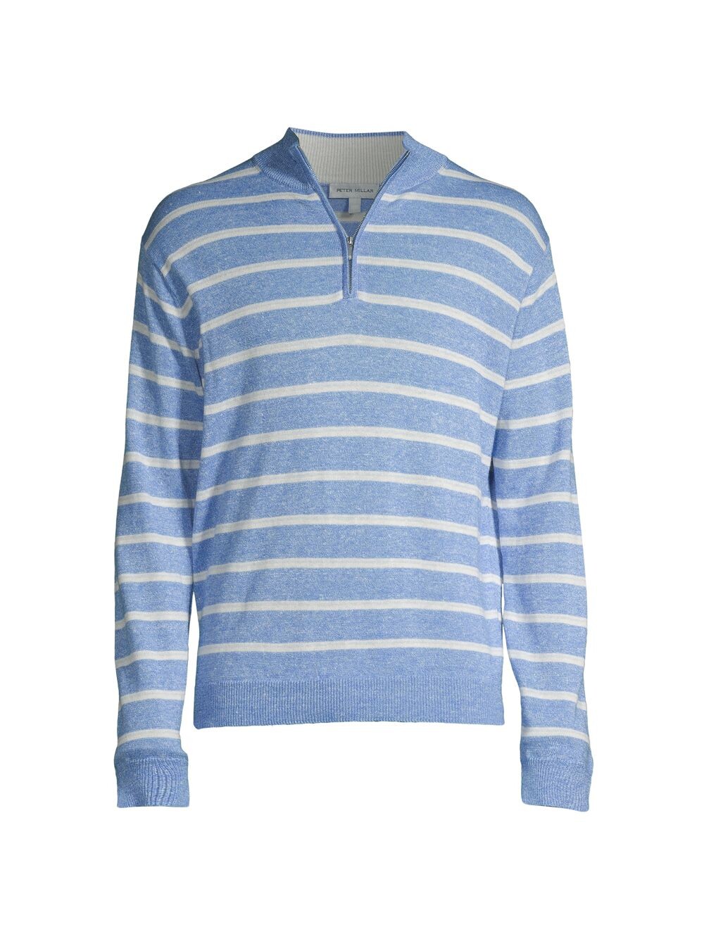 

Толстовка Crown Long Bay Stripe из шерсти и льна Peter Millar, Синий