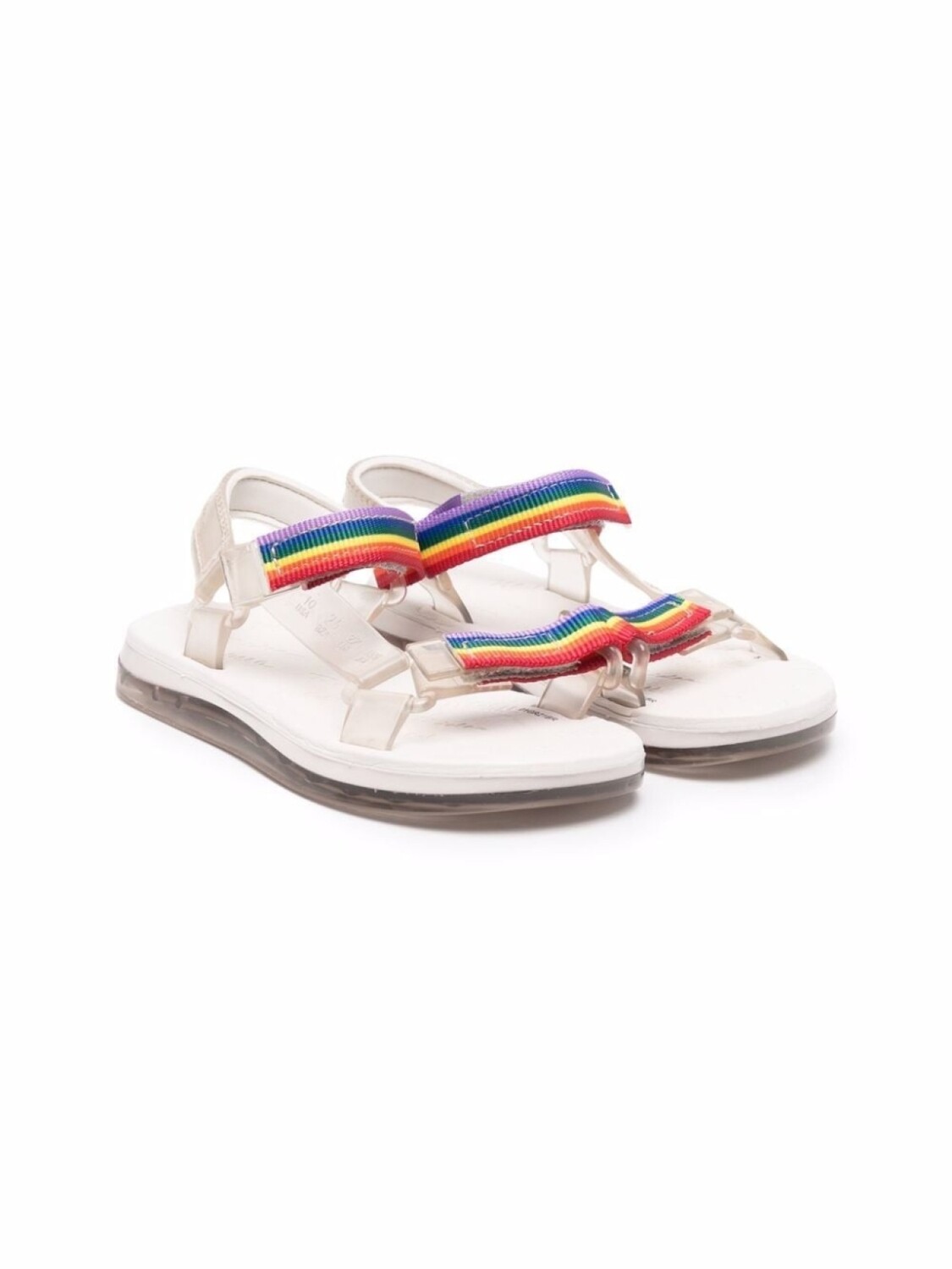 

Сандалии Papete + Rider I в полоску Mini Melissa, синий