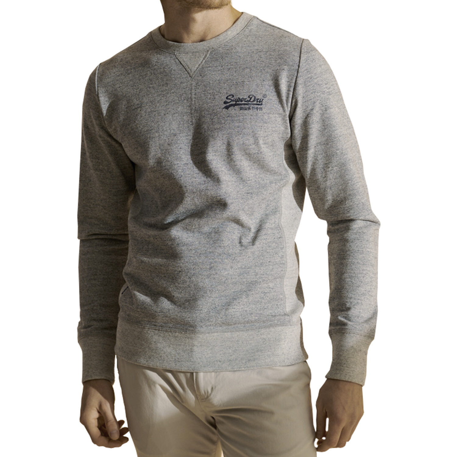 

Толстовка Superdry OL Interest Crew, серый