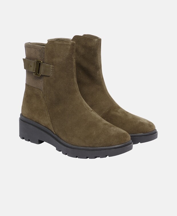 

Ботильоны Clarks, хаки