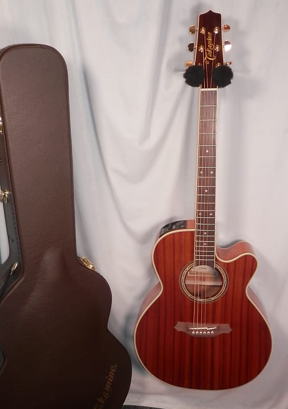 Акустическая гитара Takamine EF508KC Figured Koa Cutaway Acoustic Electric with case new