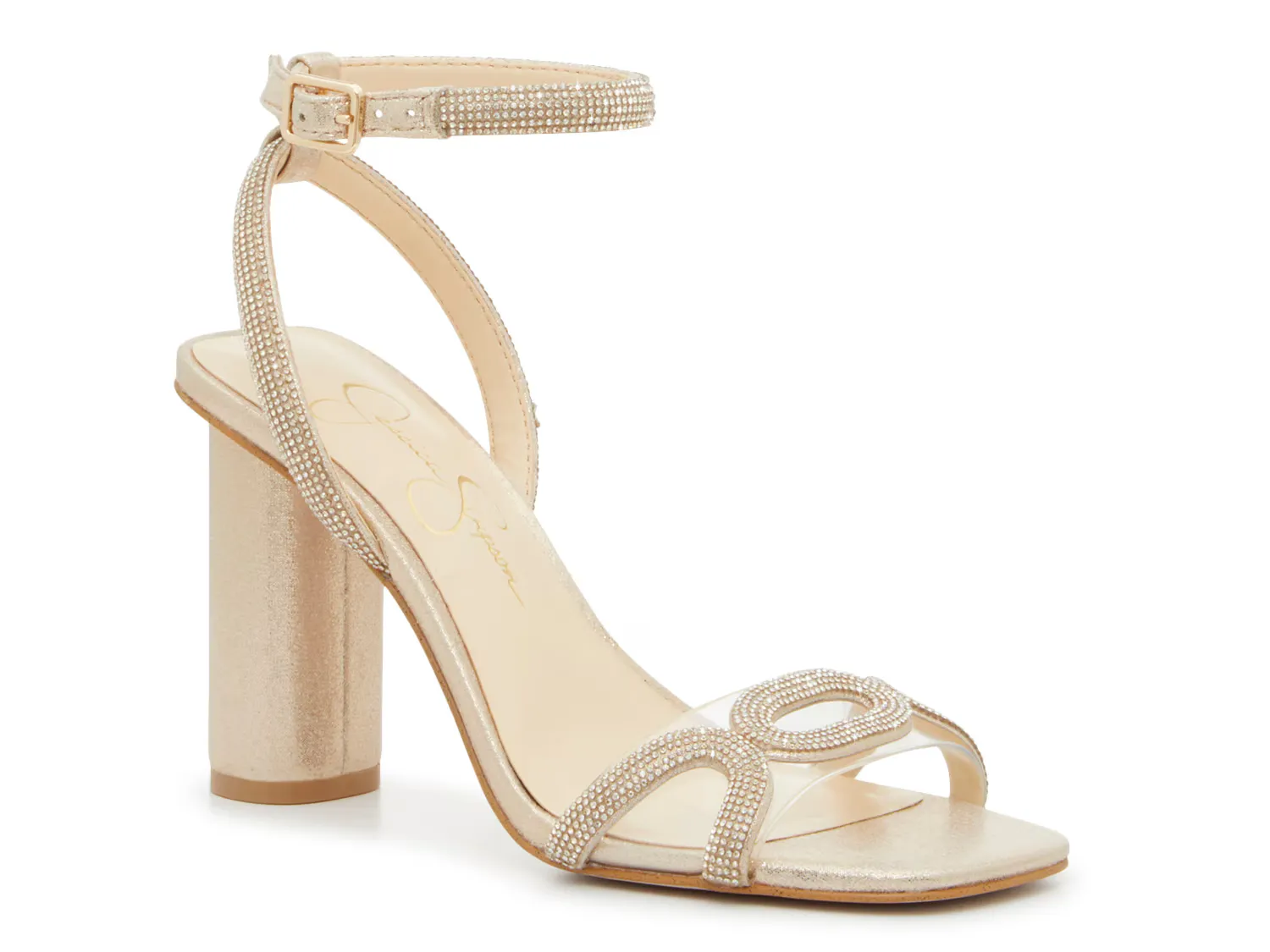 

Босоножки Surina Wide Width Sandal Jessica Simpson, золотой/металлик