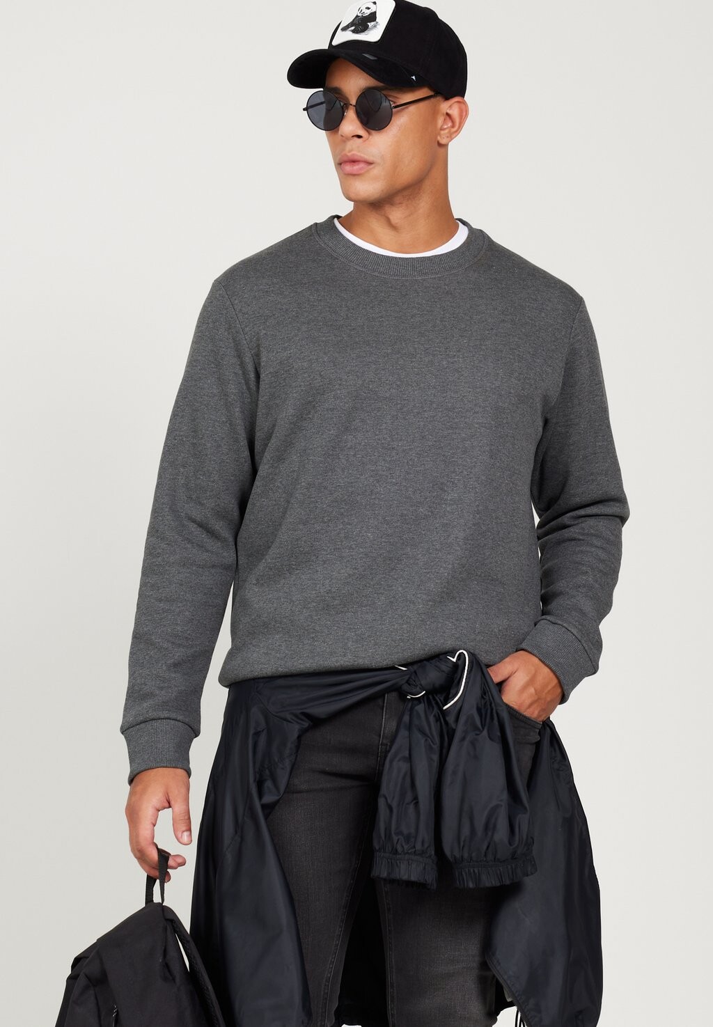 

Толстовка Standard Fit AC&CO / ALTINYILDIZ CLASSICS, цвет anthracite melange