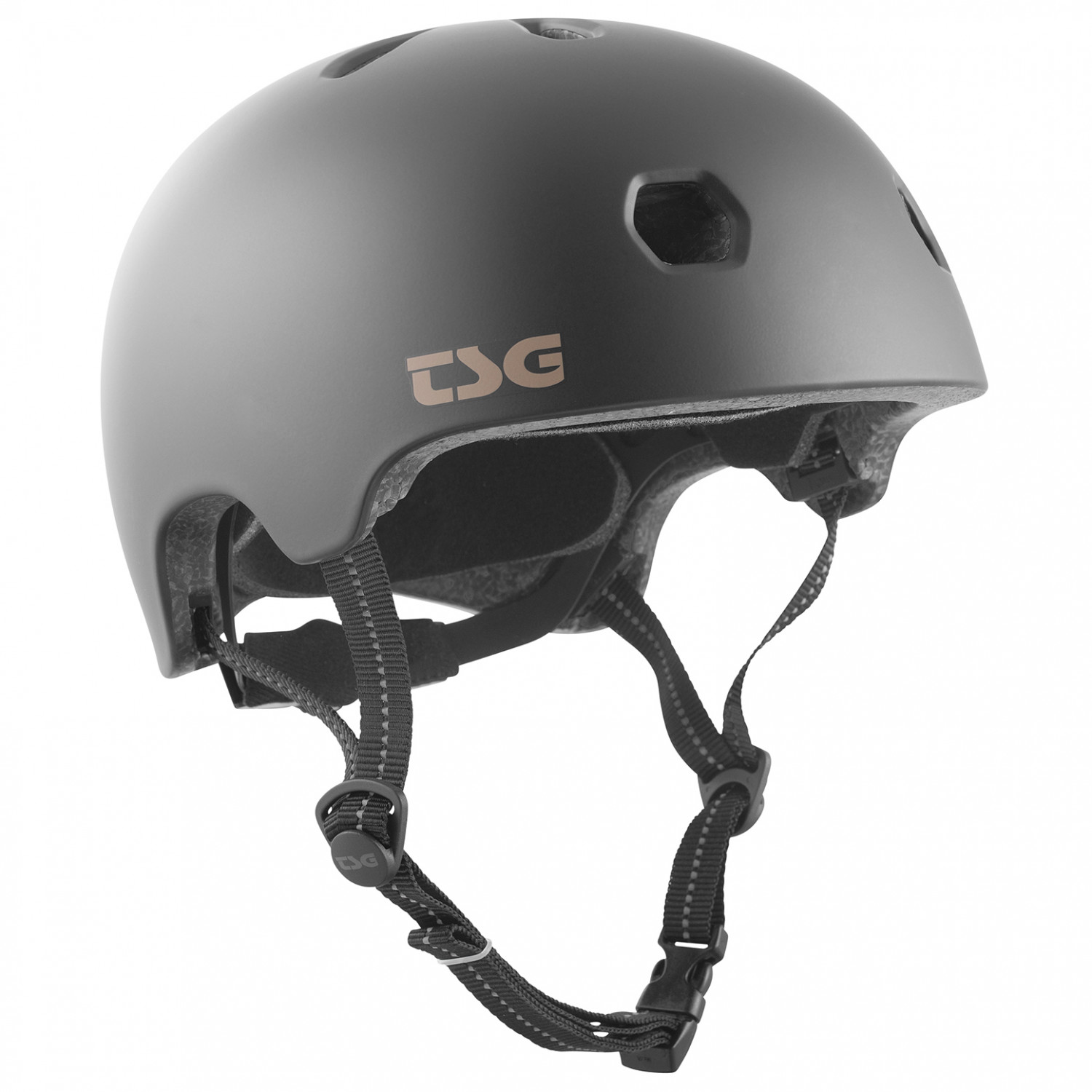 Велосипедный шлем Tsg Meta Solid Color, цвет Satin Black