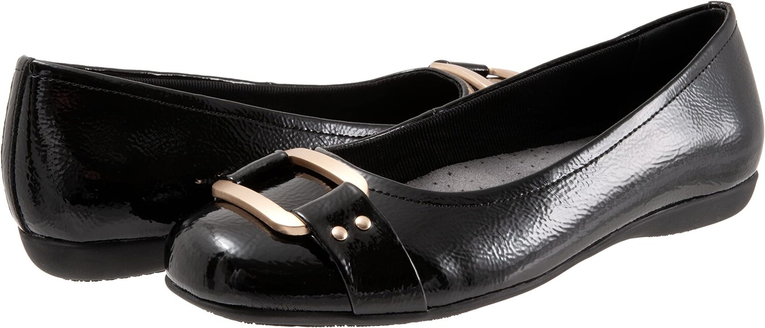 

Балетки Sizzle Signature Trotters, цвет Black Patent