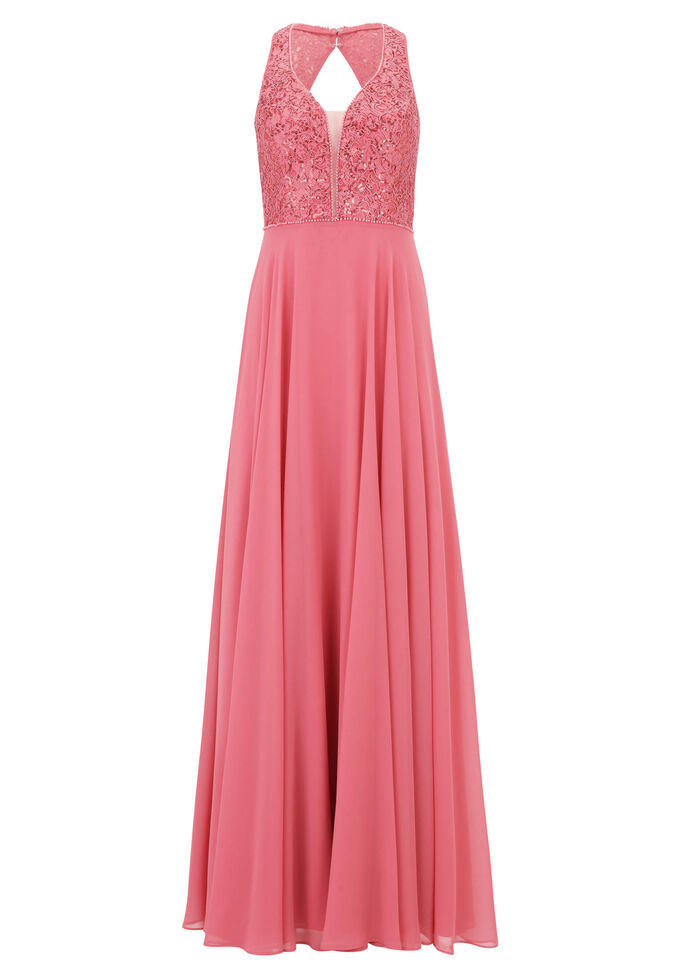 Вечернее платье с пайетками Vera Mont, розовый