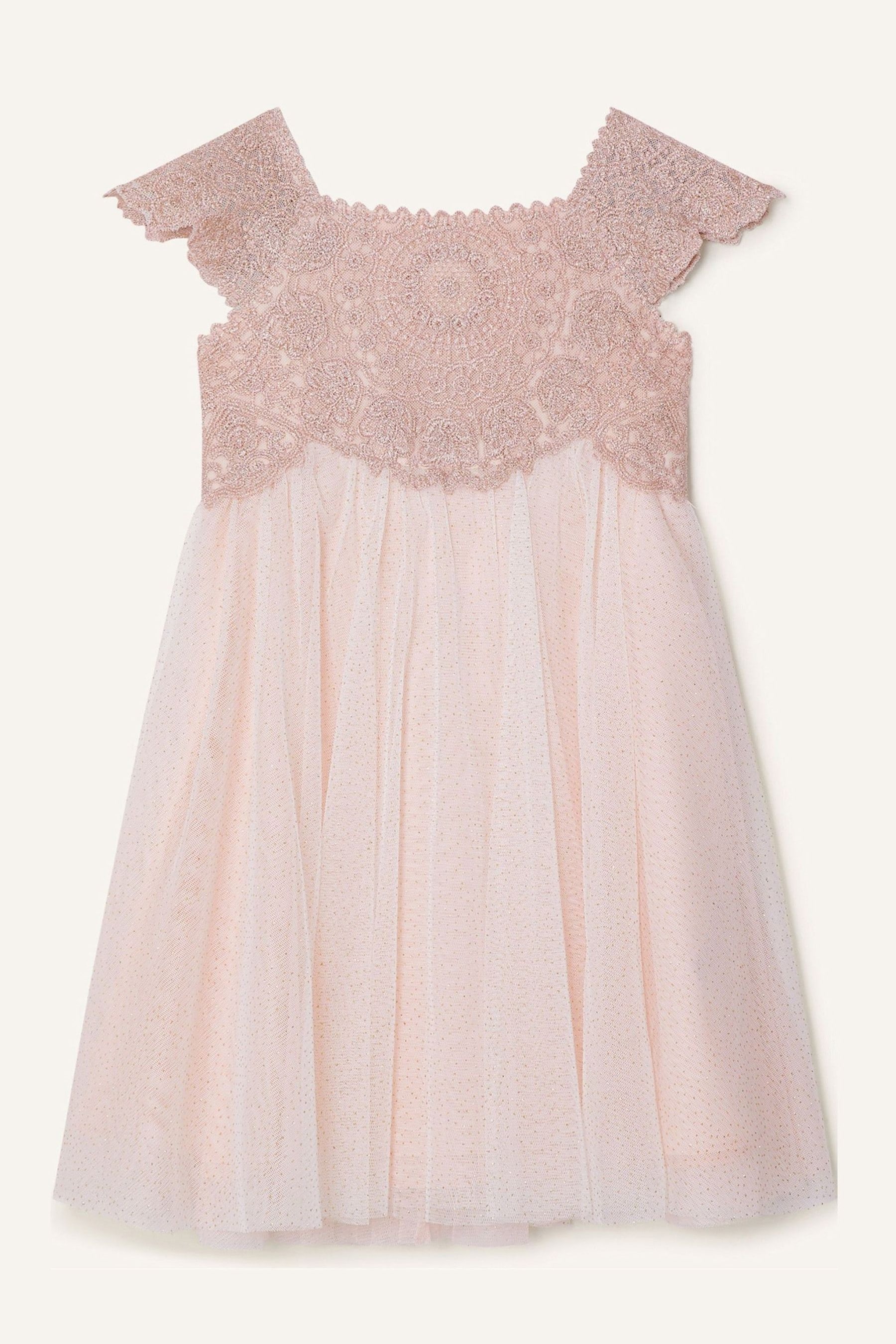 цена Эстелла розовое детское платье Monsoon, розовый