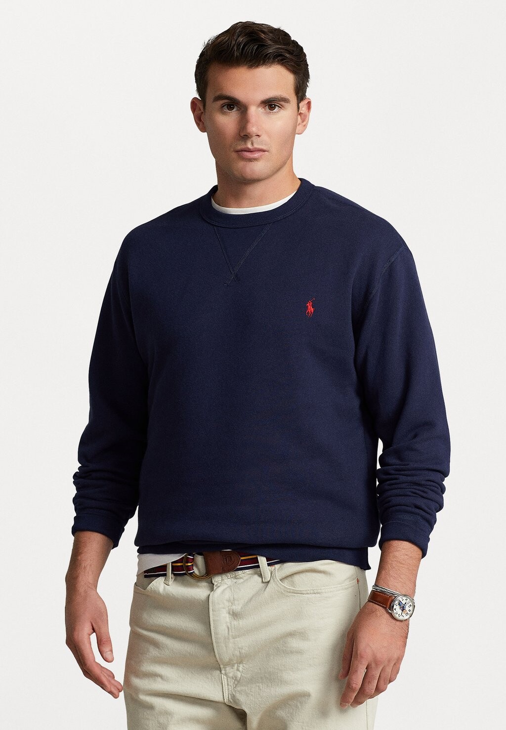 

Толстовка Polo Ralph Lauren The Rl Fleece Sweatshirt, темно-синий, Черный