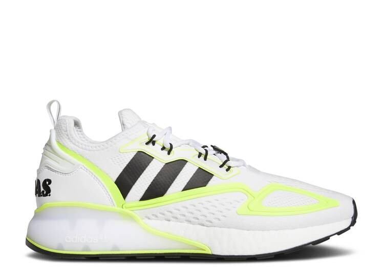 

Кроссовки Adidas ZX 2K BOOST 'WHITE SOLAR YELLOW', белый