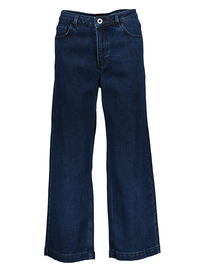 Брюки Tom Tailor Jeans Culotte, темно-синий цена и фото