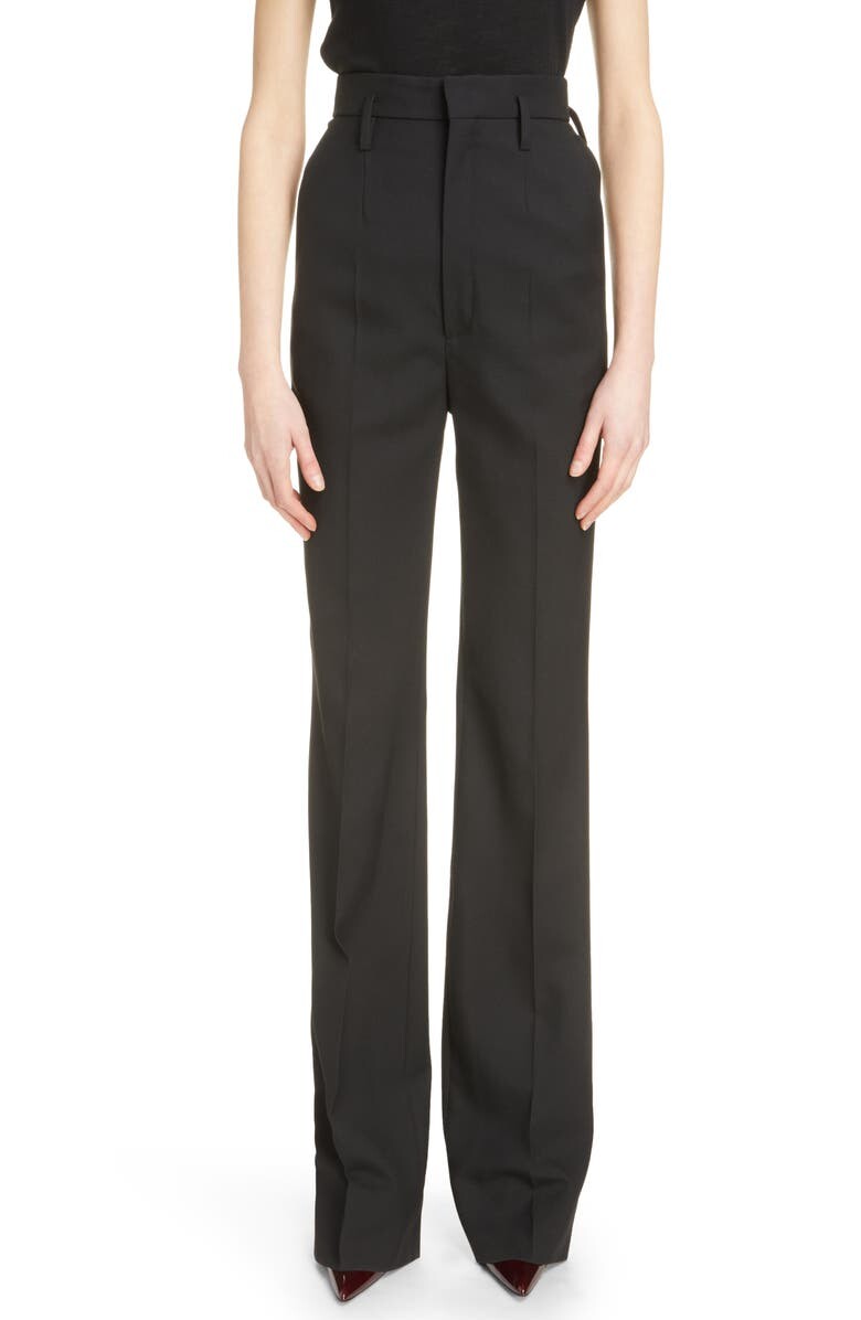 

Хлопковые брюки прямого кроя YVES SAINT LAURENT