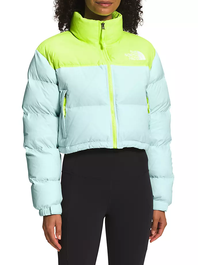 

Женская короткая куртка Nuptse The North Face, синий
