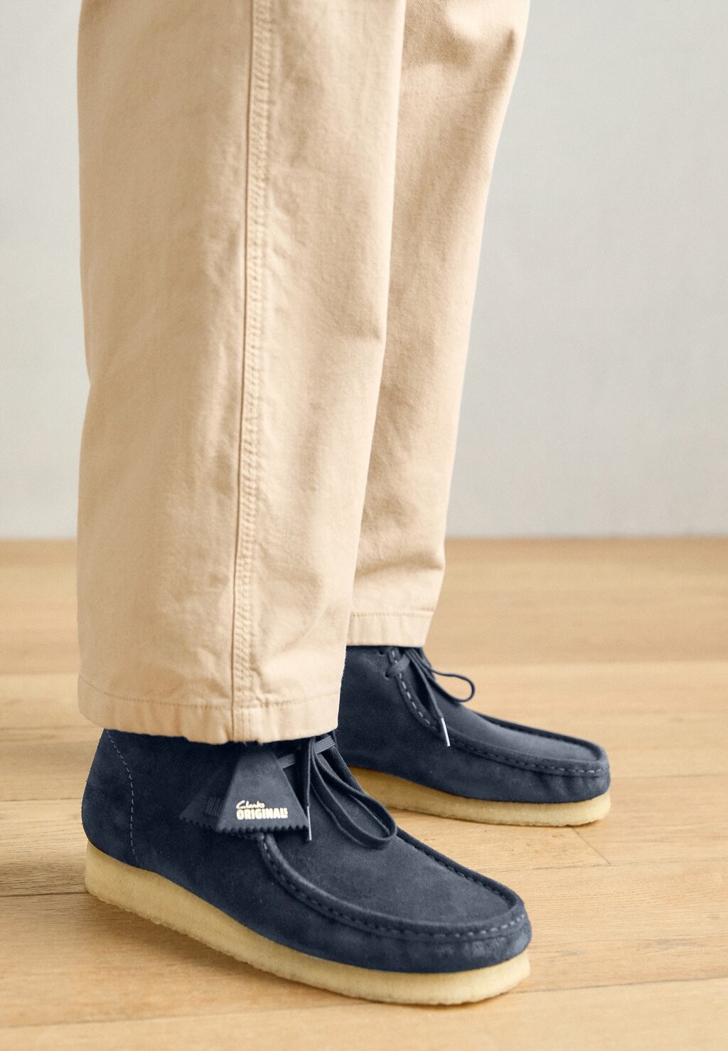 

Обувь на шнуровке WALLABEE Clarks Originals, темно-синий