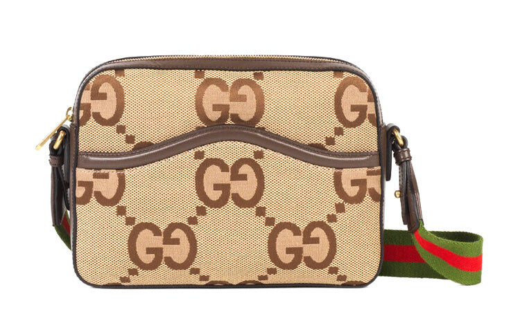 

Сумка-мессенджер Gucci с орнаментом Jumbo GG