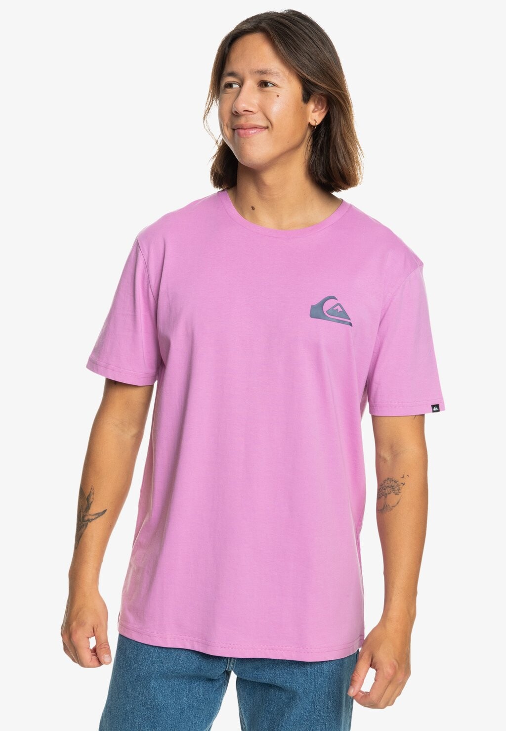 

Футболка базовая Quiksilver, цвет purple