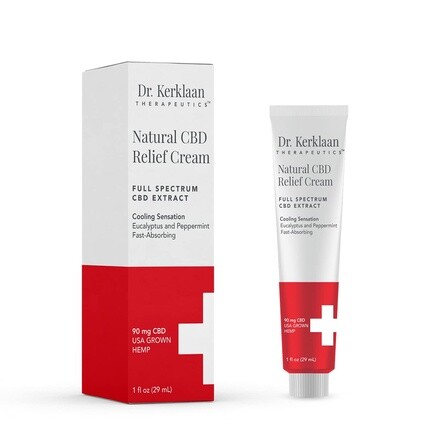 

Натуральный крем CBD Relief, 1 жидкая унция, 29 мл Dr. Kerklaan Therapeutics