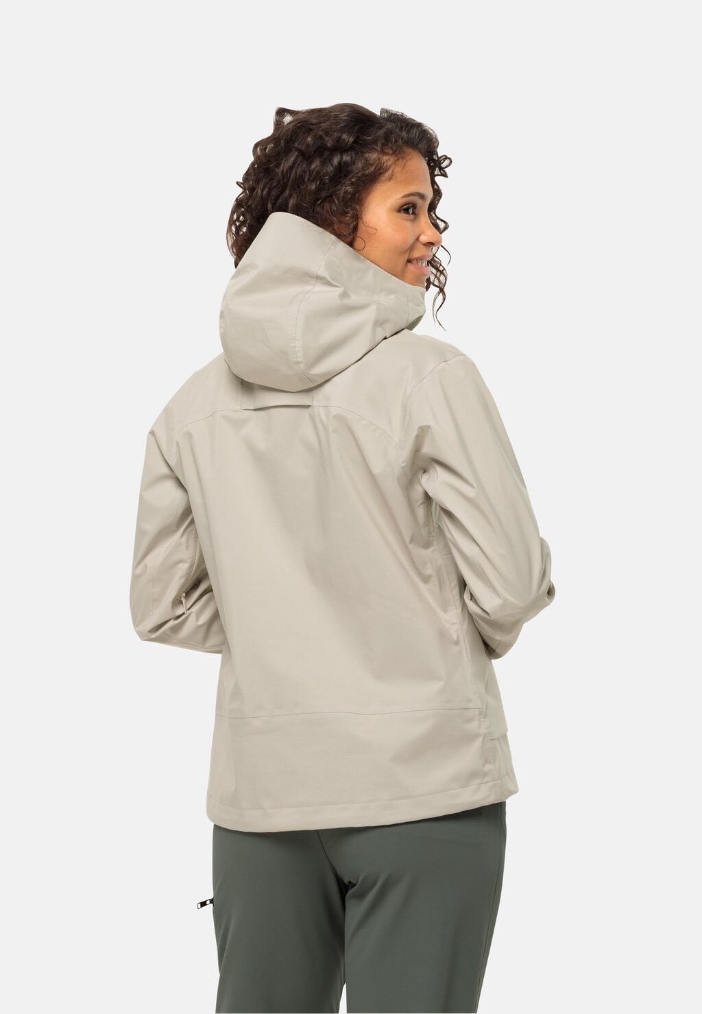 

Куртка для активного отдыха WANDERMOOD 3L W Jack Wolfskin, светло-серый