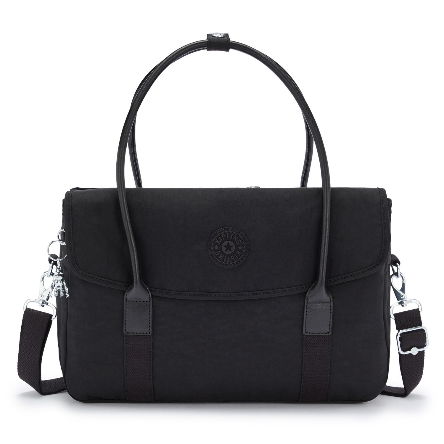 

Сумка через плечо Kipling Basic Superworker S Schultertasche 38 cm Laptopfach, черный
