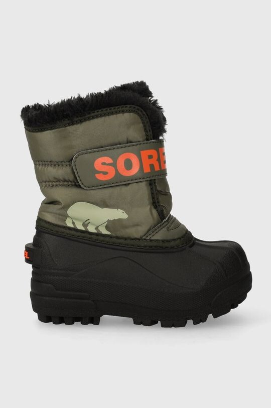 

Детские зимние ботинки Sorel, зеленый