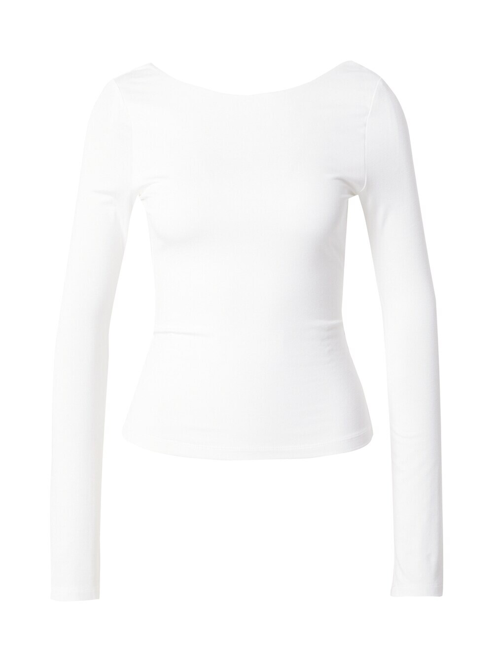 

Рубашка Gina Tricot Soft Touch, от белого