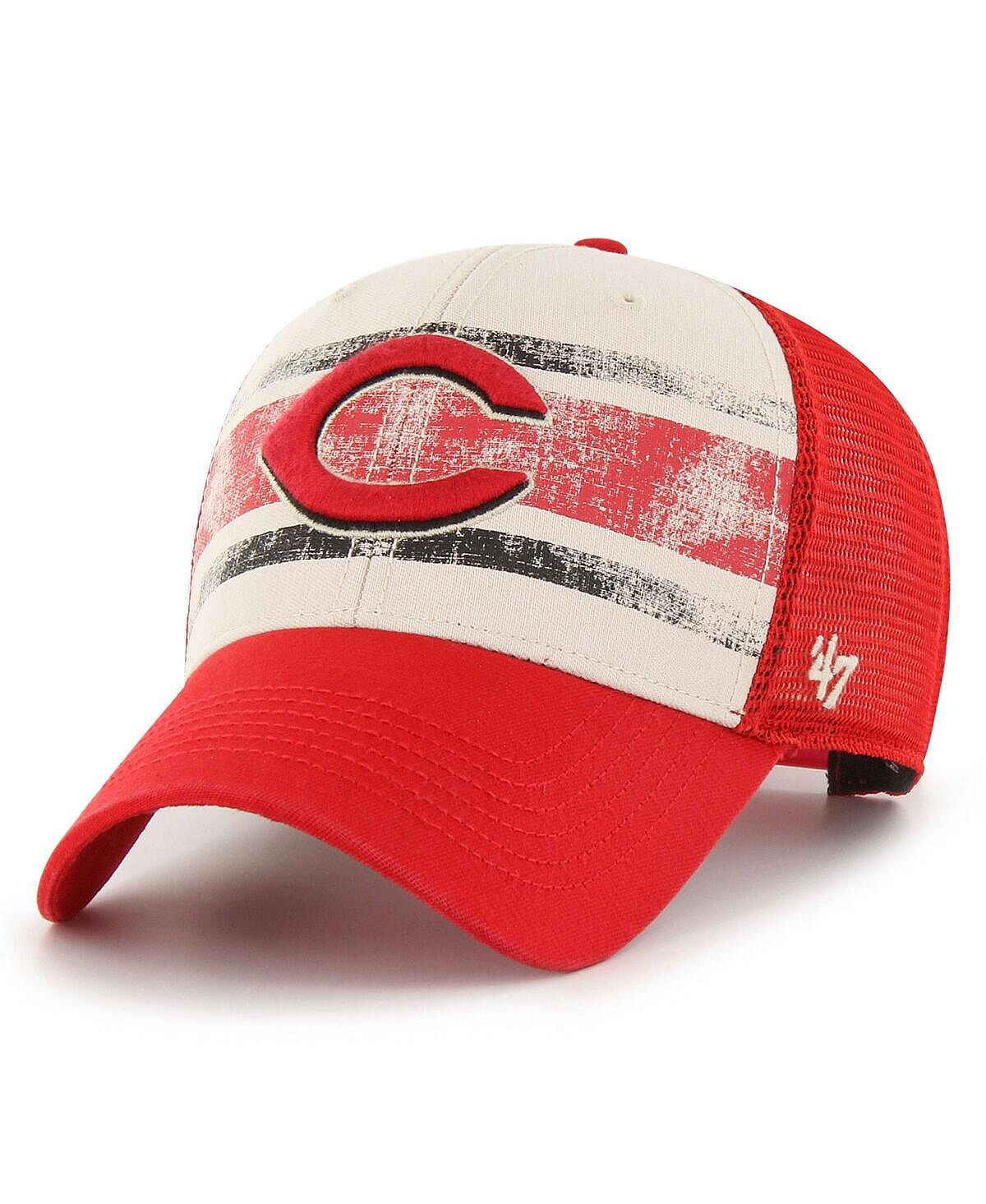 

Мужская красная регулируемая кепка Cincinnati Reds Breakout MVP Trucker '47 Brand