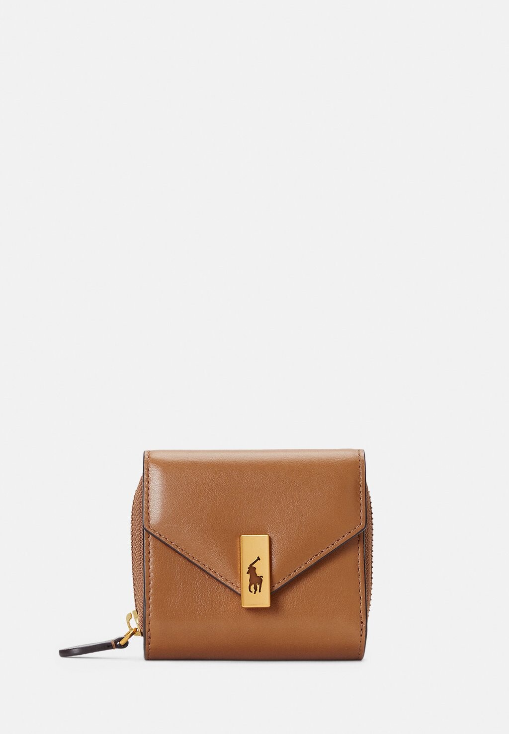 

Кошелек Compact Wallet Small Polo Ralph Lauren, цвет tan
